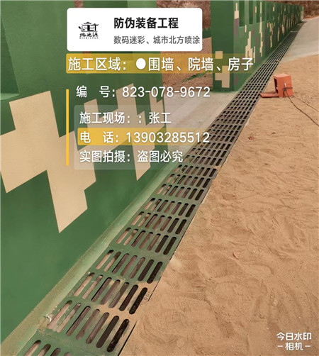 郴州 例如在抖音上有“迷彩墙，外围墙面挡 - 星空数码迷彩漆施工队